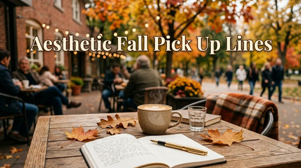 Aesthetic Fall Pick Up Lines