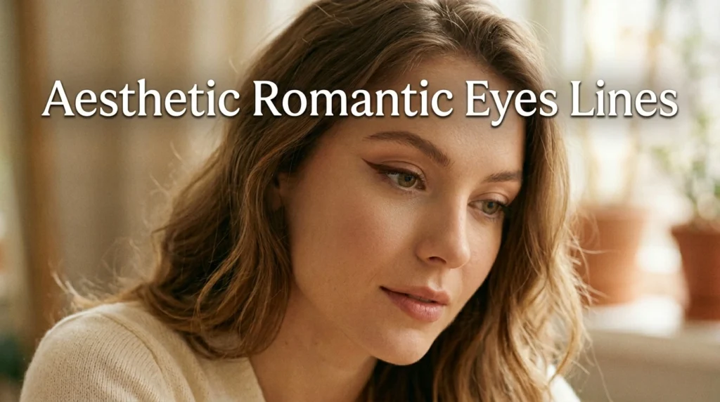 Aesthetic Romantic Eyes Lines