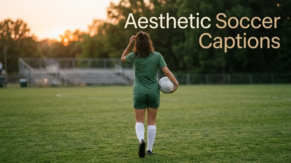 Aesthetic Soccer Captions