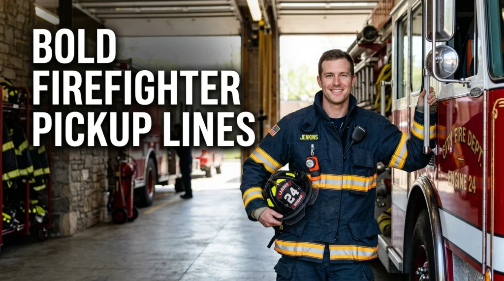 Bold Firefighter Pickup Lines