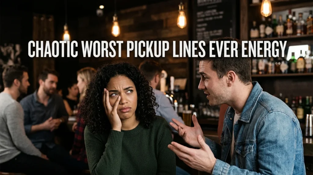 Chaotic Worst Pickup Lines Ever Energy