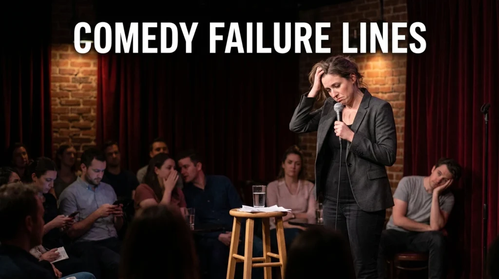 Comedy Failure Lines
