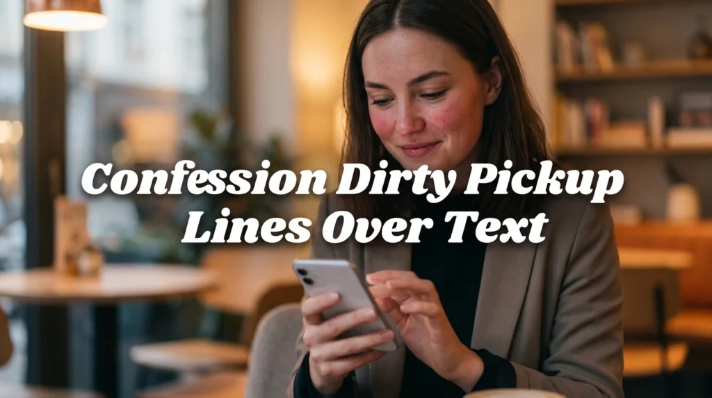 Confession Dirty Pickup Lines Over Text