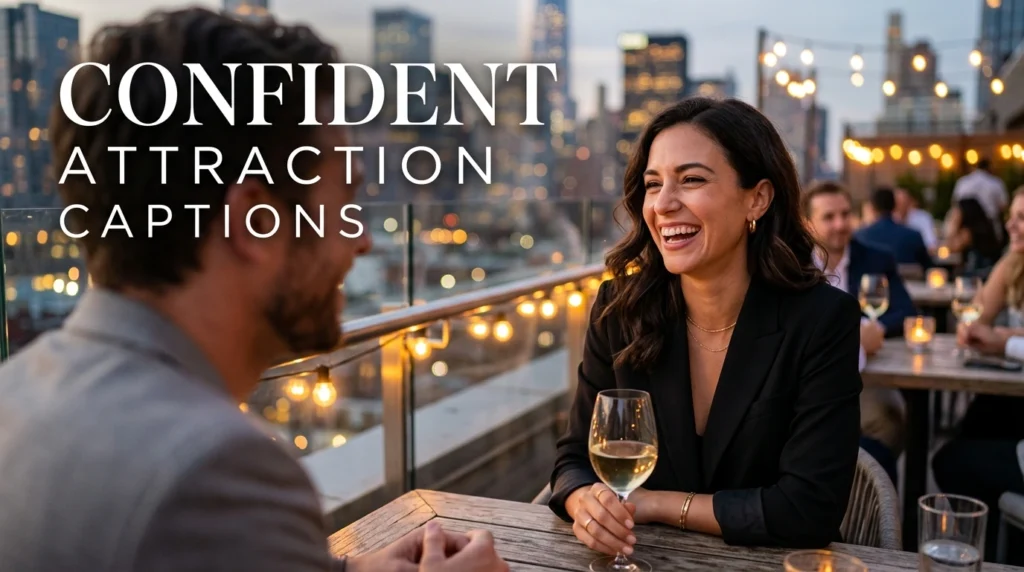 Confident Attraction Captions