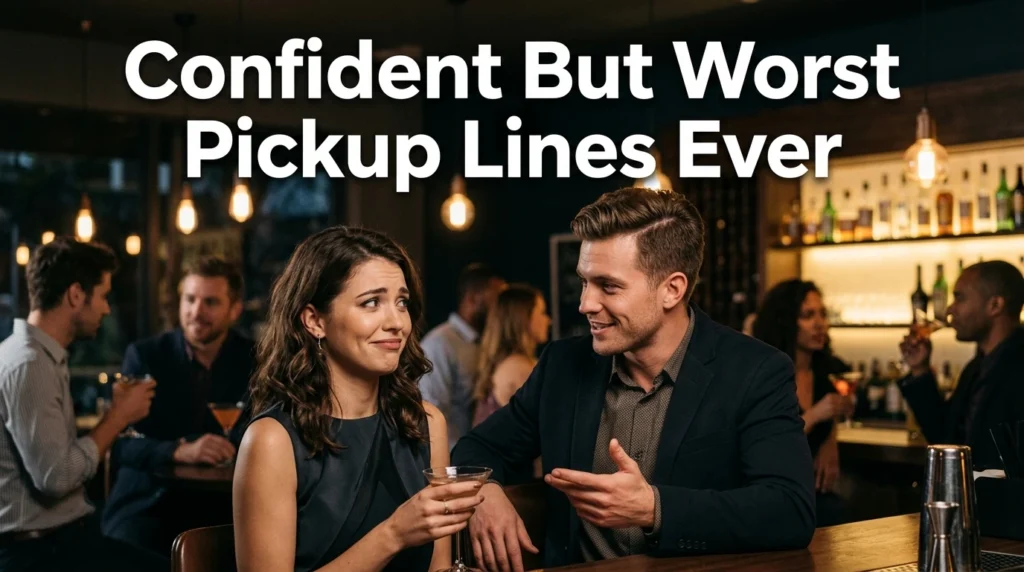 Confident But Worst Pickup Lines Ever
