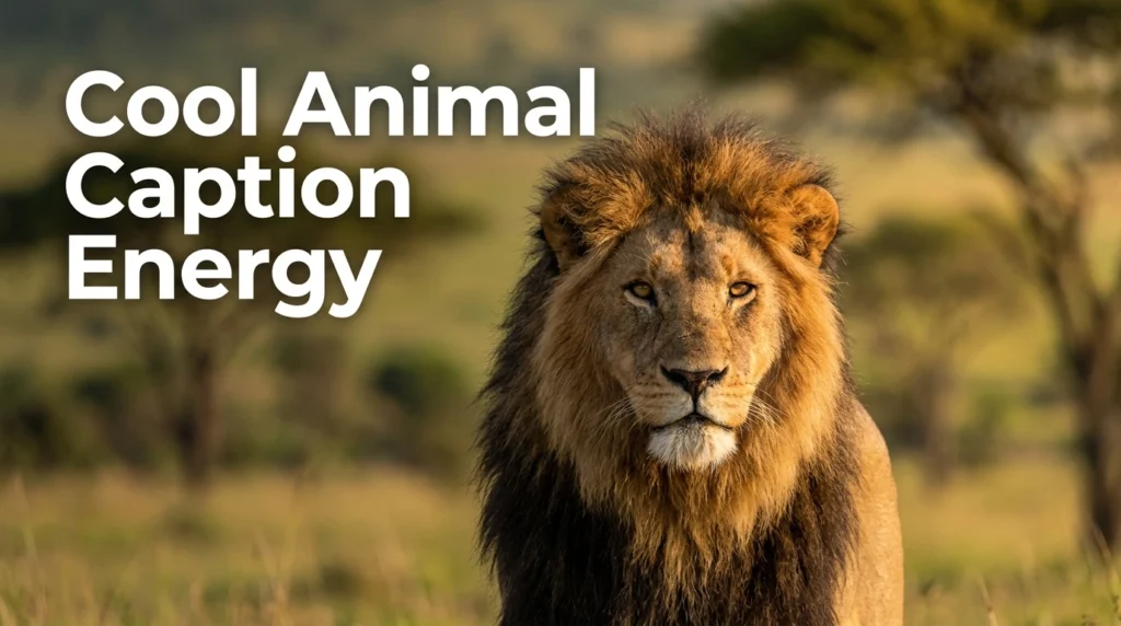 Cool Animal Caption Energy
