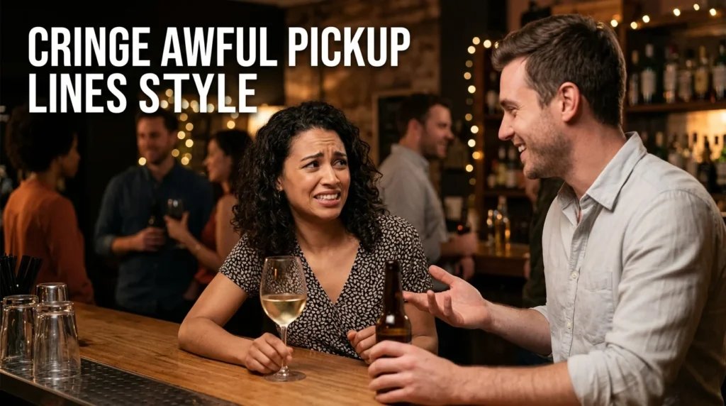 Cringe Awful Pickup Lines Style