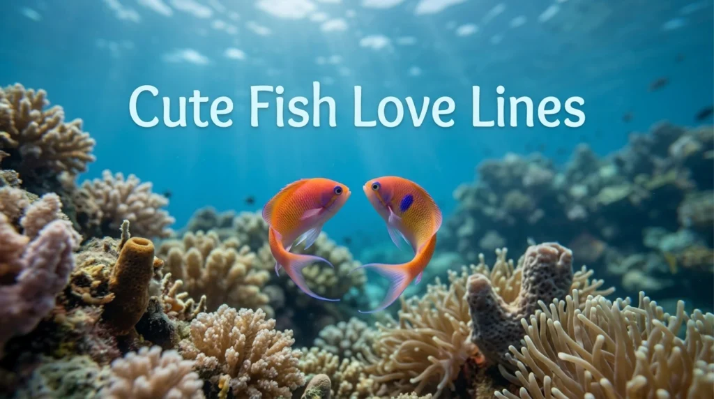 Cute Fish Love Lines