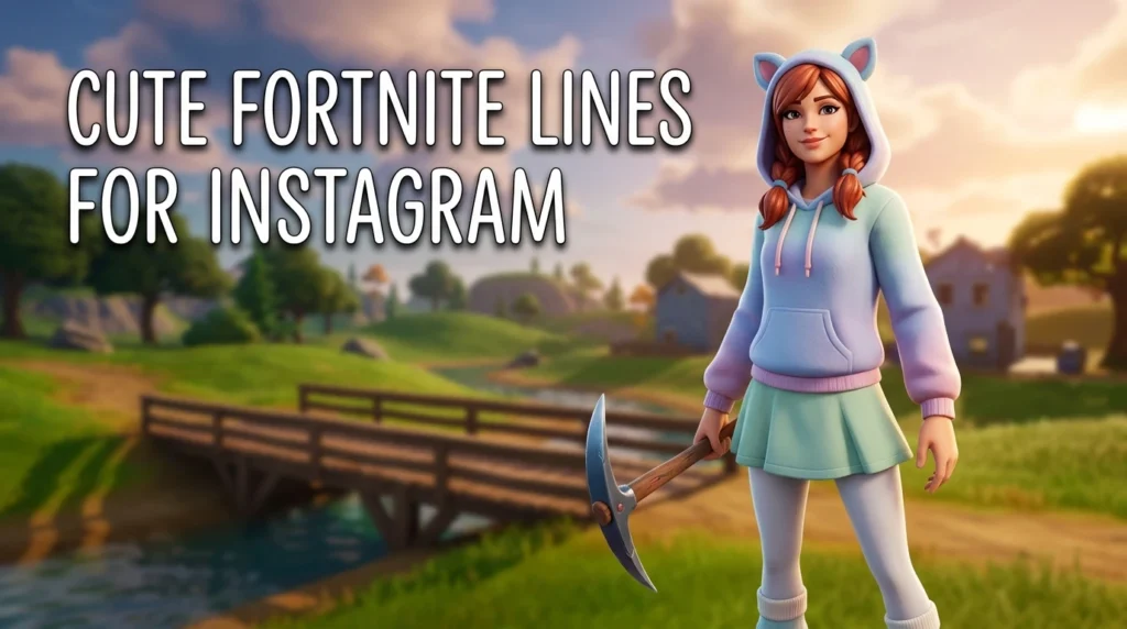 Cute Fortnite Lines For Instagram