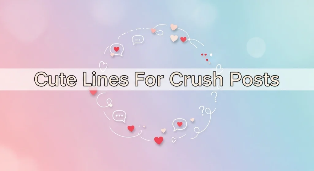 Cute Lines For Crush Posts