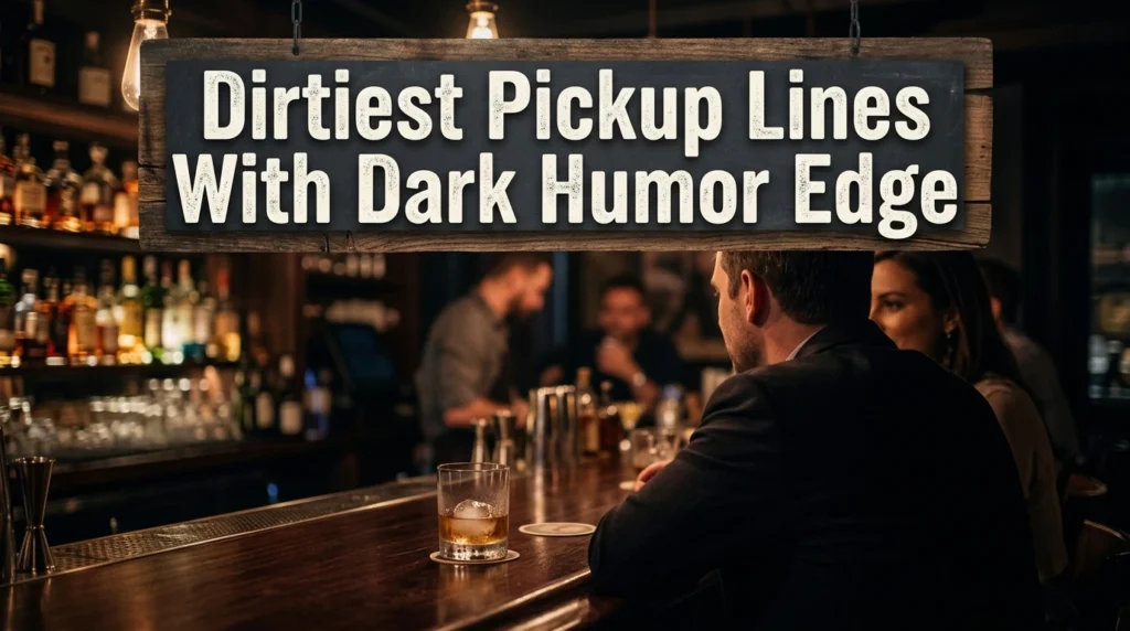 Dirtiest Pickup Lines With Dark Humor Edge