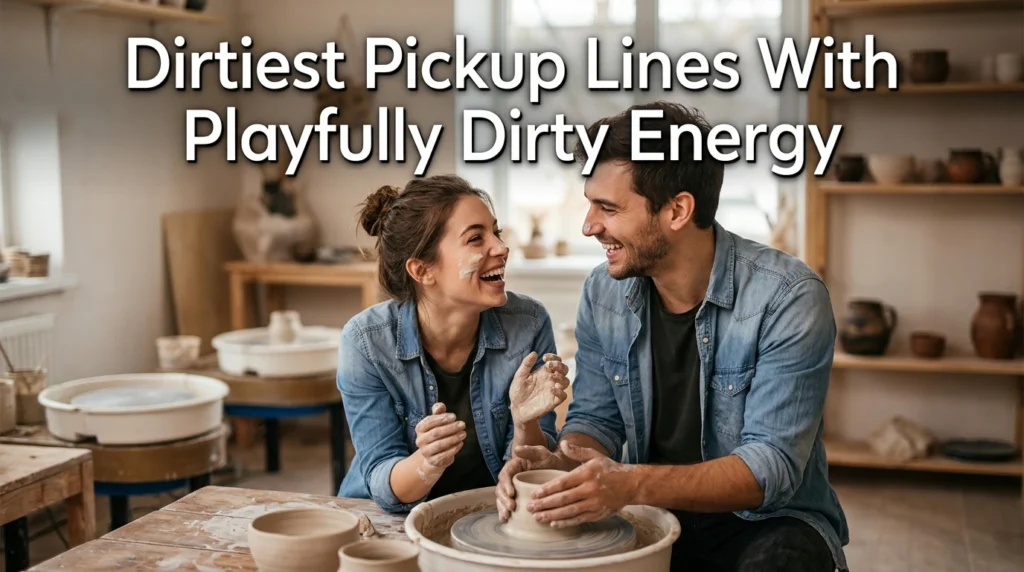 Dirtiest Pickup Lines With Playfully Dirty Energy