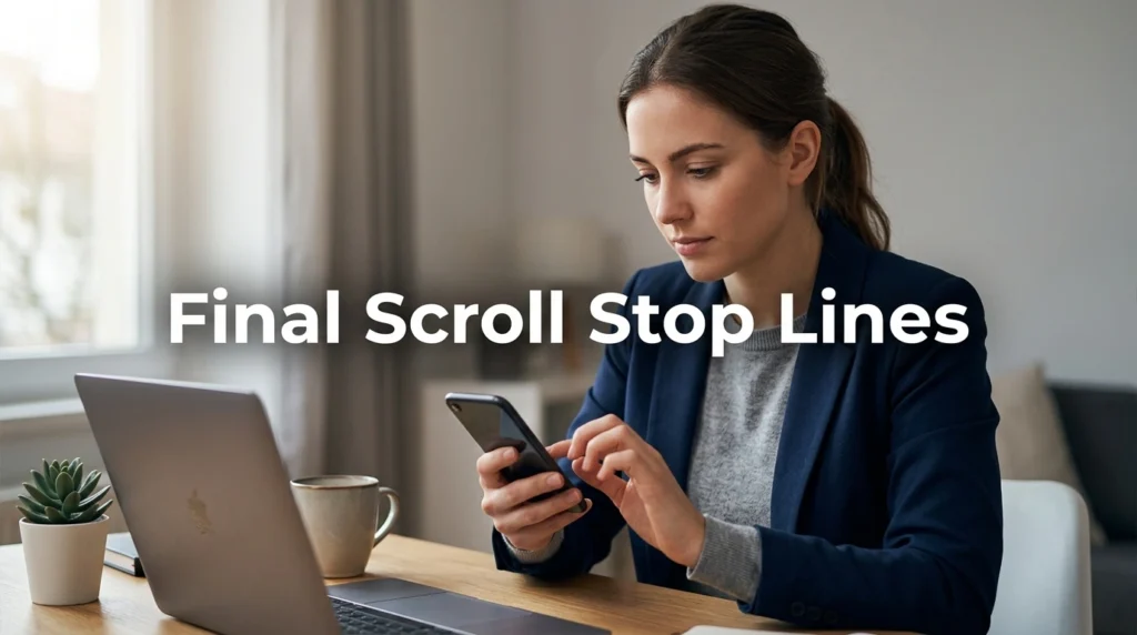 Final Scroll Stop Lines