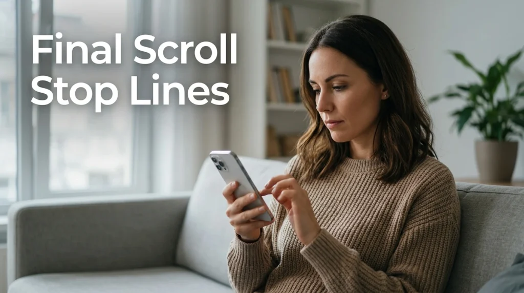 Final Scroll Stop Lines