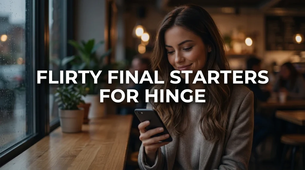 Flirty Final Starters For Hinge