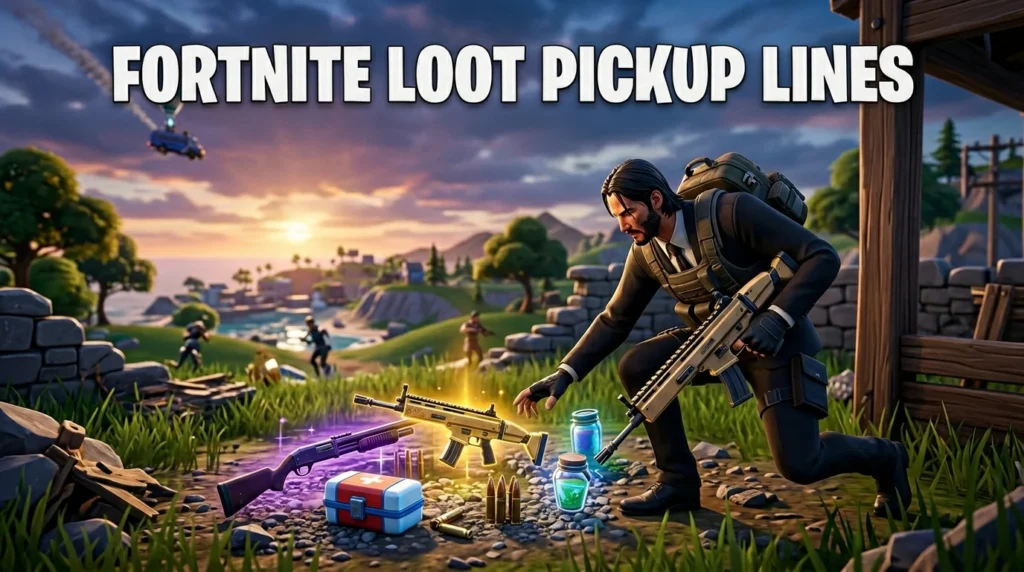 Fortnite Loot Pickup Lines