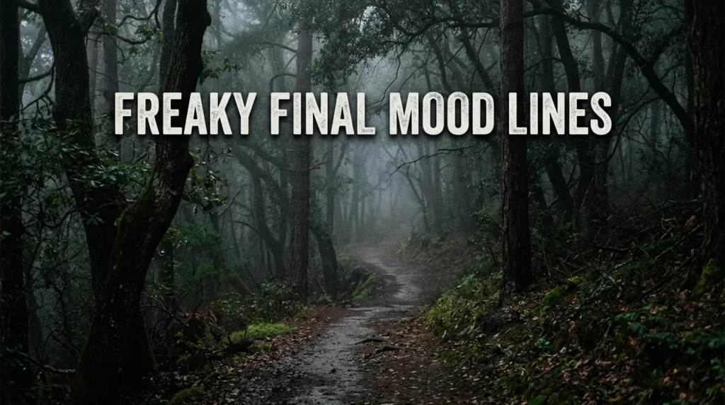 Freaky Final Mood Lines