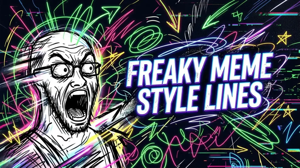 Freaky Meme Style Lines