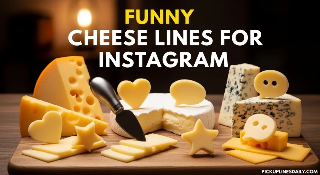 Funny Cheese Lines For Instagram