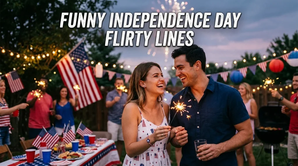Funny Independence Day Flirty Lines