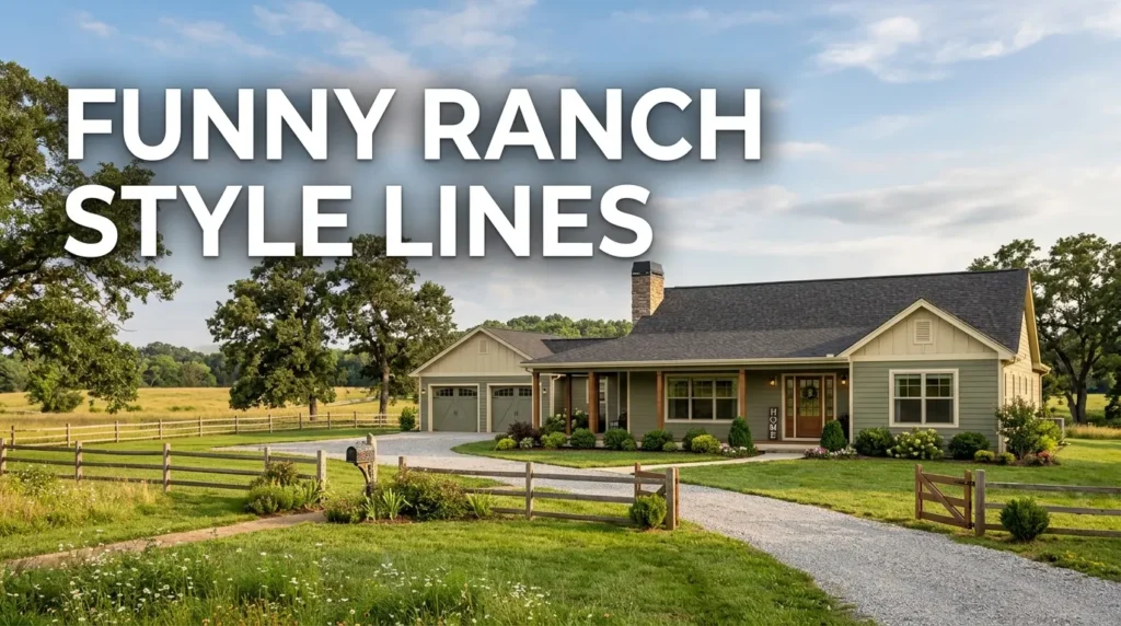 Funny Ranch Style Lines