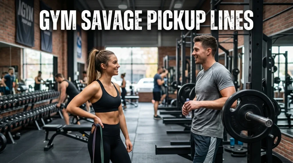 Gym Savage Pickup Lines