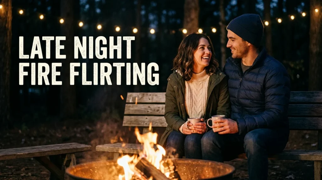 Late Night Fire Flirting