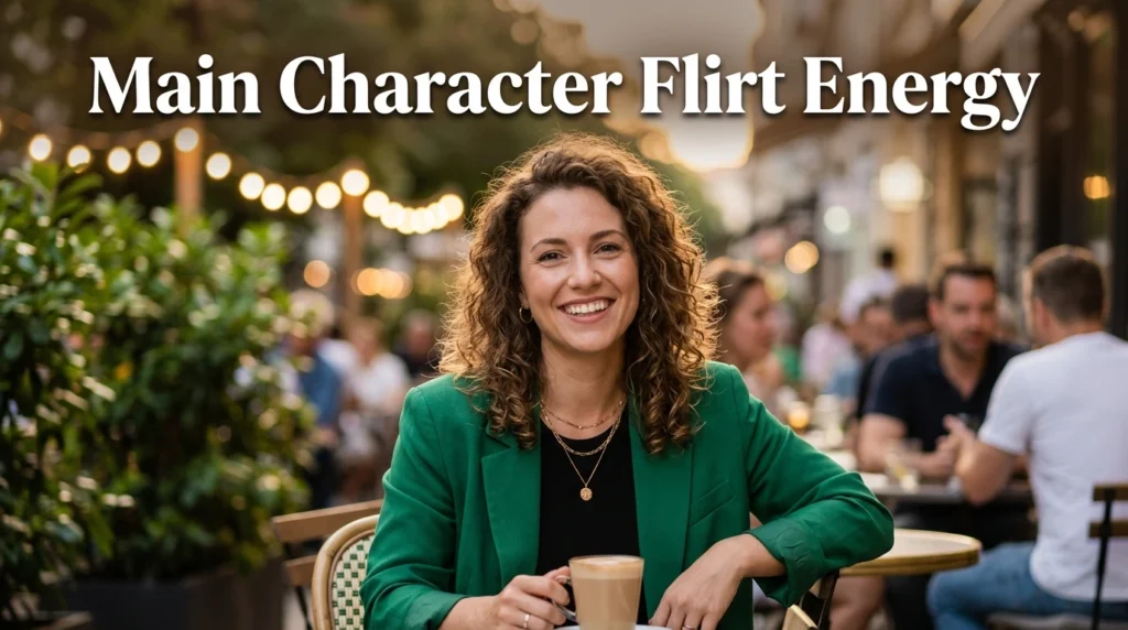 Main Character Flirt Energy