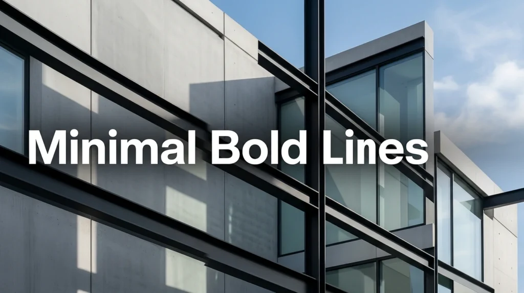 Minimal Bold Lines