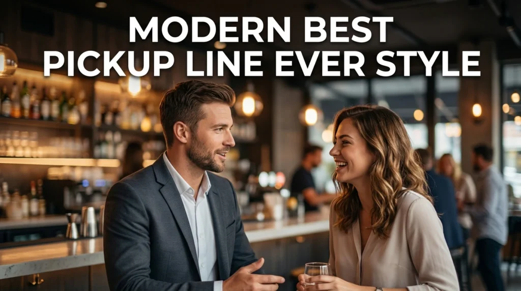 Modern Best Pickup Line Ever Style