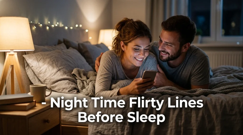 Night Time Flirty Lines Before Sleep