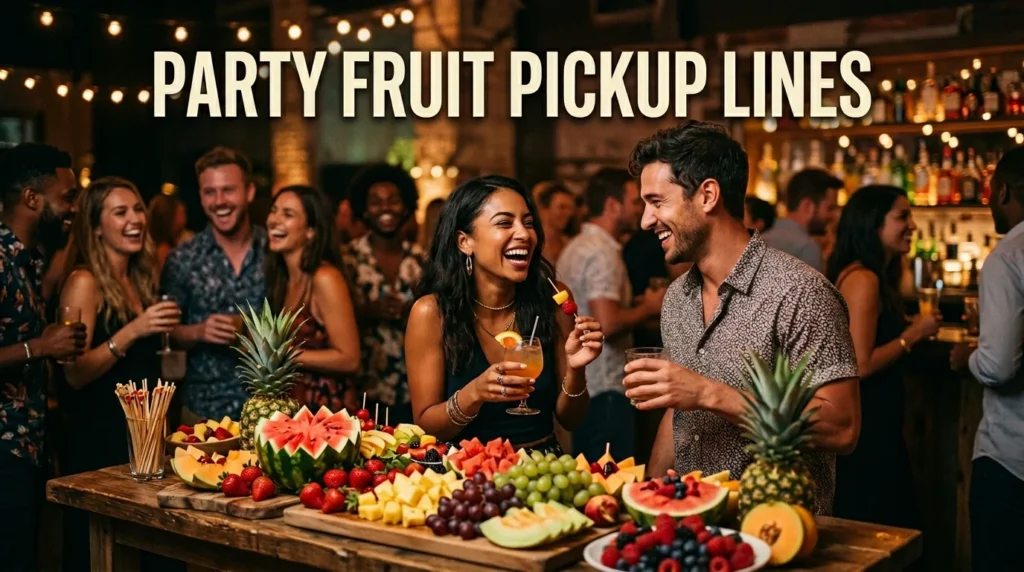 Party Fruit Pickup Lines