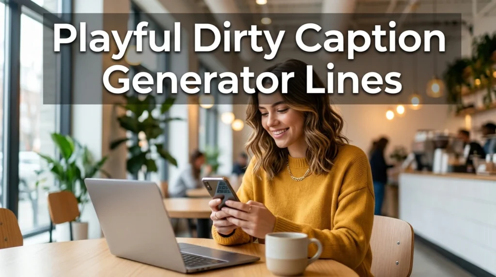 Playful Dirty Caption Generator Lines