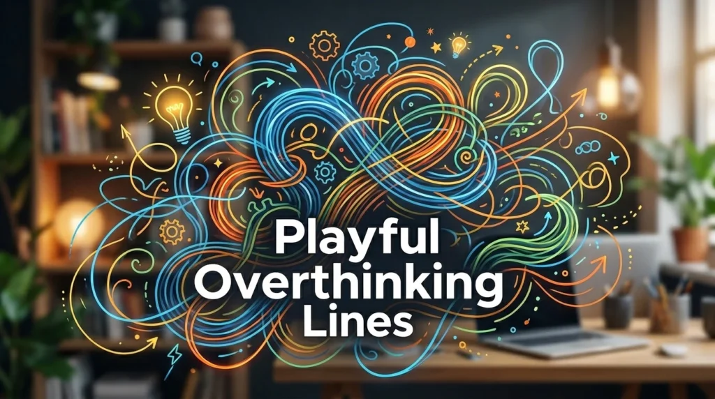 Playful Overthinking Lines