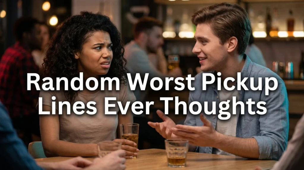 Random Worst Pickup Lines Ever Thoughts