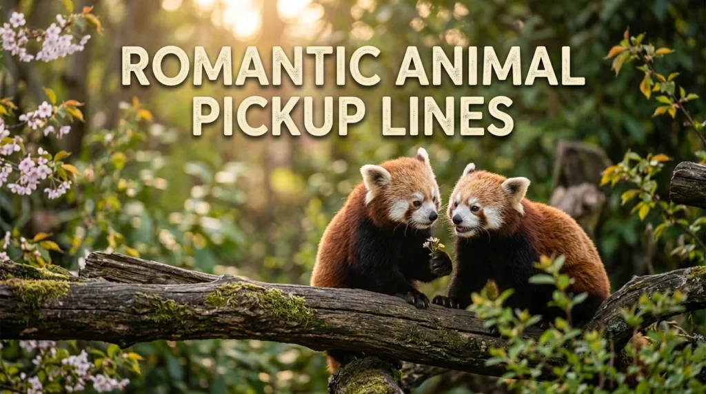 Romantic Animal Pickup Lines