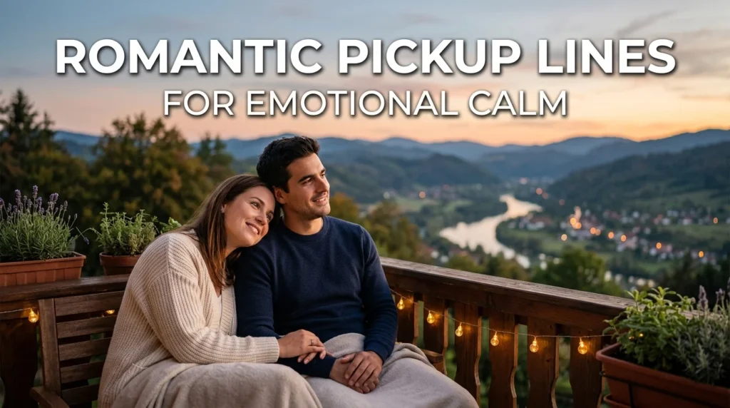 Romantic Pickup Lines For Emotional Calm