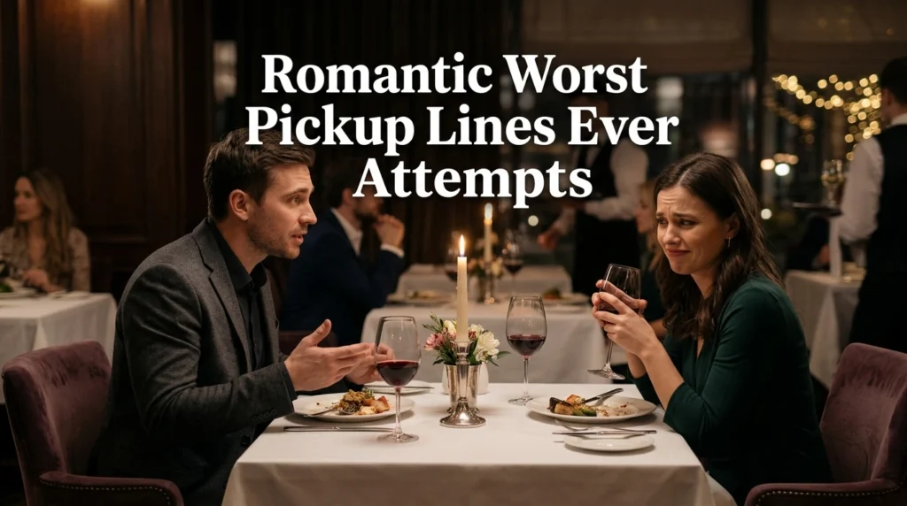 Romantic Worst Pickup Lines Ever Attempts