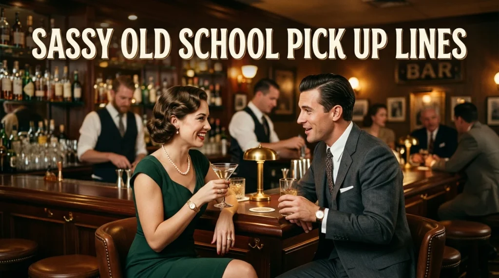 Sassy Old School Pick Up Lines