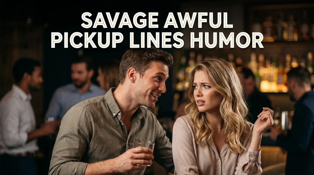 Savage Awful Pickup Lines Humor
