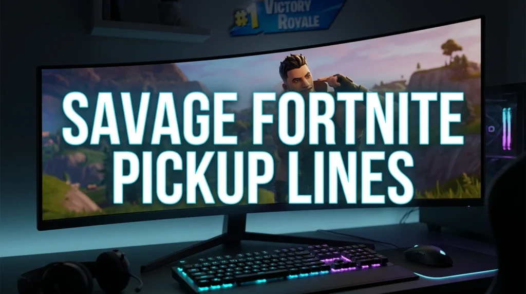 Savage Fortnite Pickup Lines
