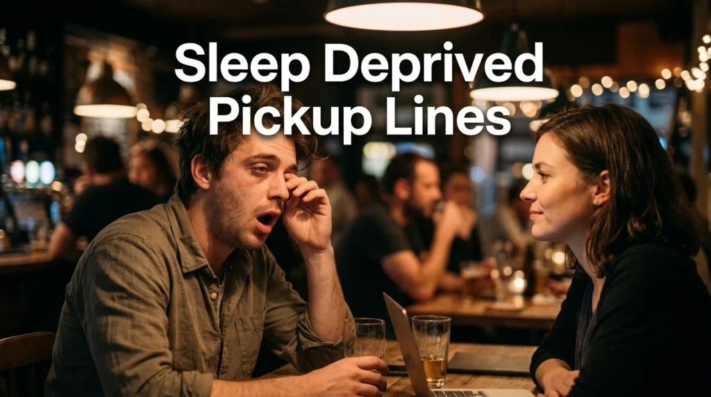 Sleep Deprived Pickup Lines