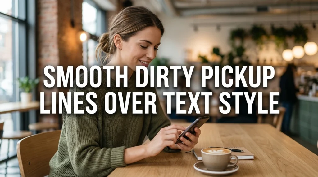 Smooth Dirty Pickup Lines Over Text Style