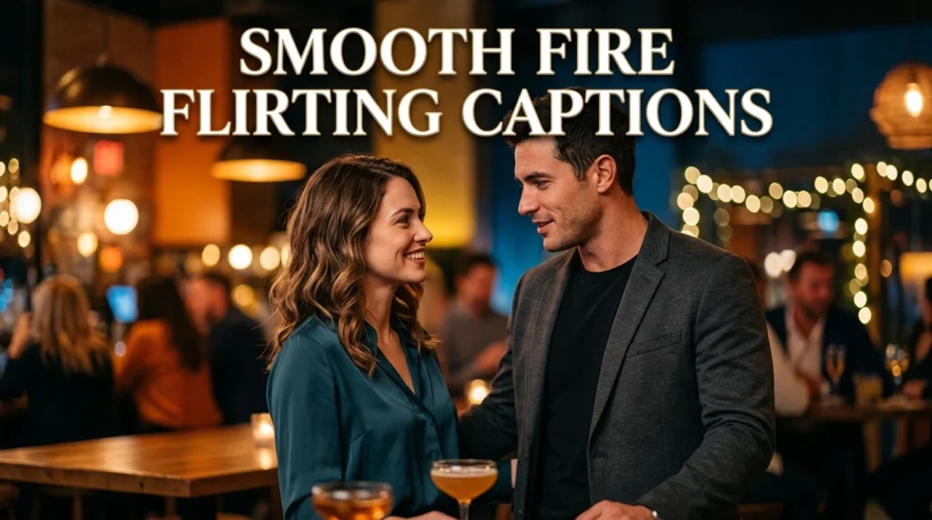 Smooth Fire Flirting Captions