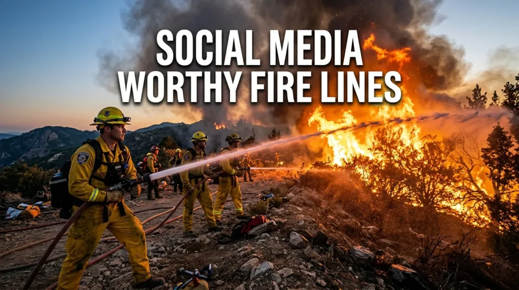 Social Media Worthy Fire Lines