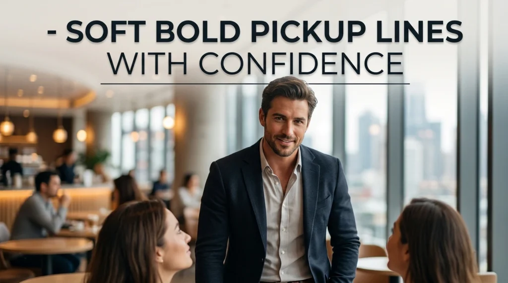 Soft Bold Pickup Lines With Confidence