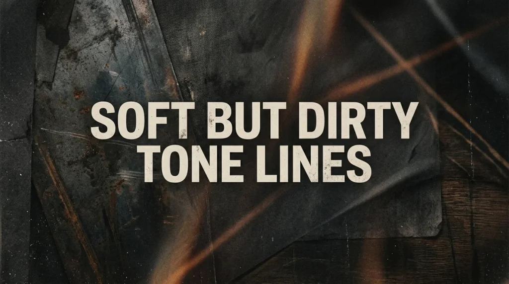 Soft But Dirty Tone Lines