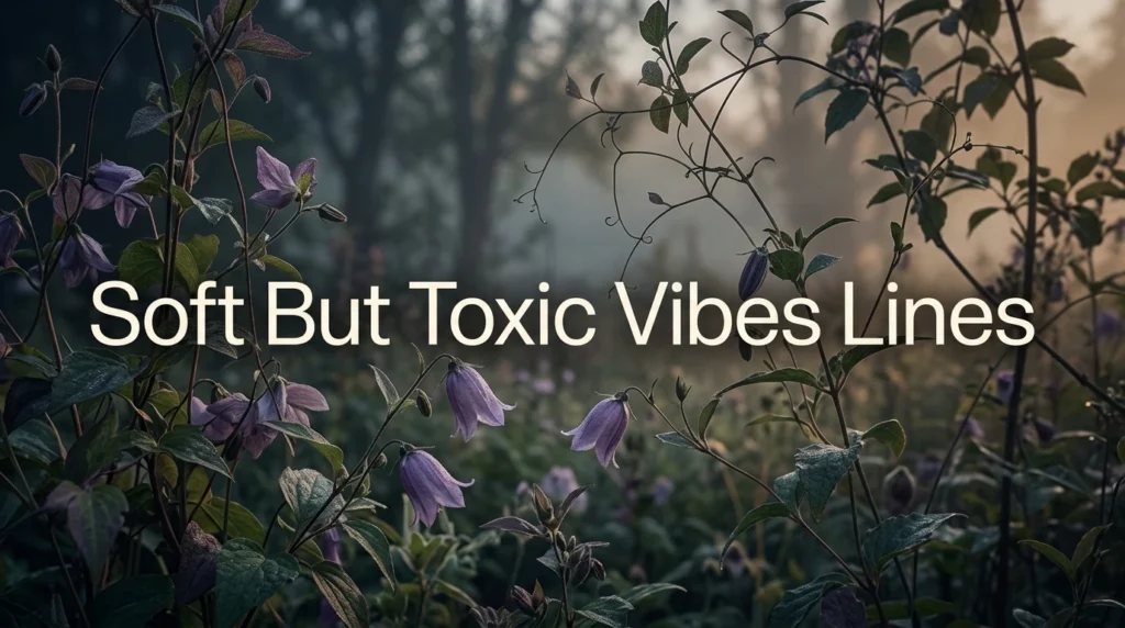 Soft But Toxic Vibes Lines