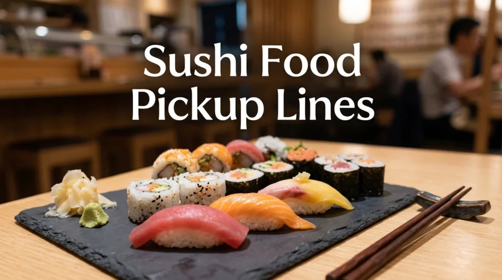 Sushi Food Pickup Lines