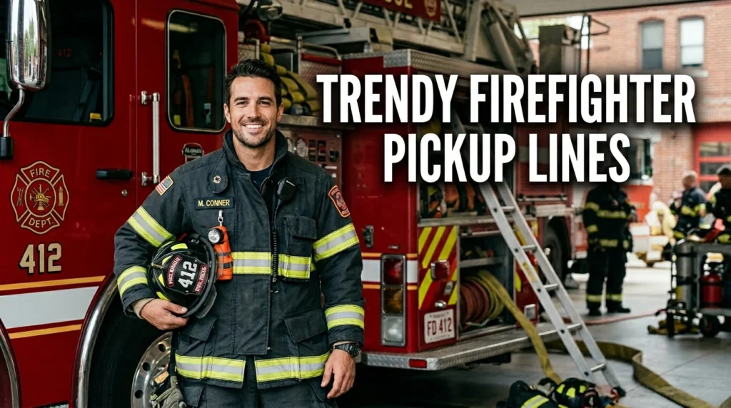 Trendy Firefighter Pickup Lines